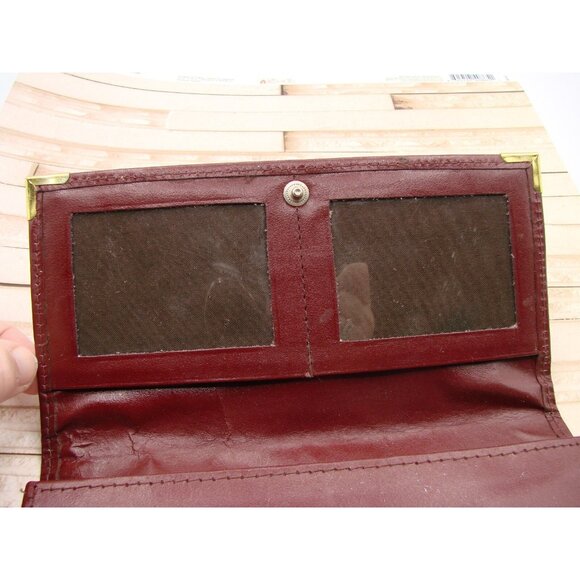 Egyptian Pharoah Embossed Iridescent Bi-Fold Wallet Made in Egypt Vegan Leather - Picture 7 of 13